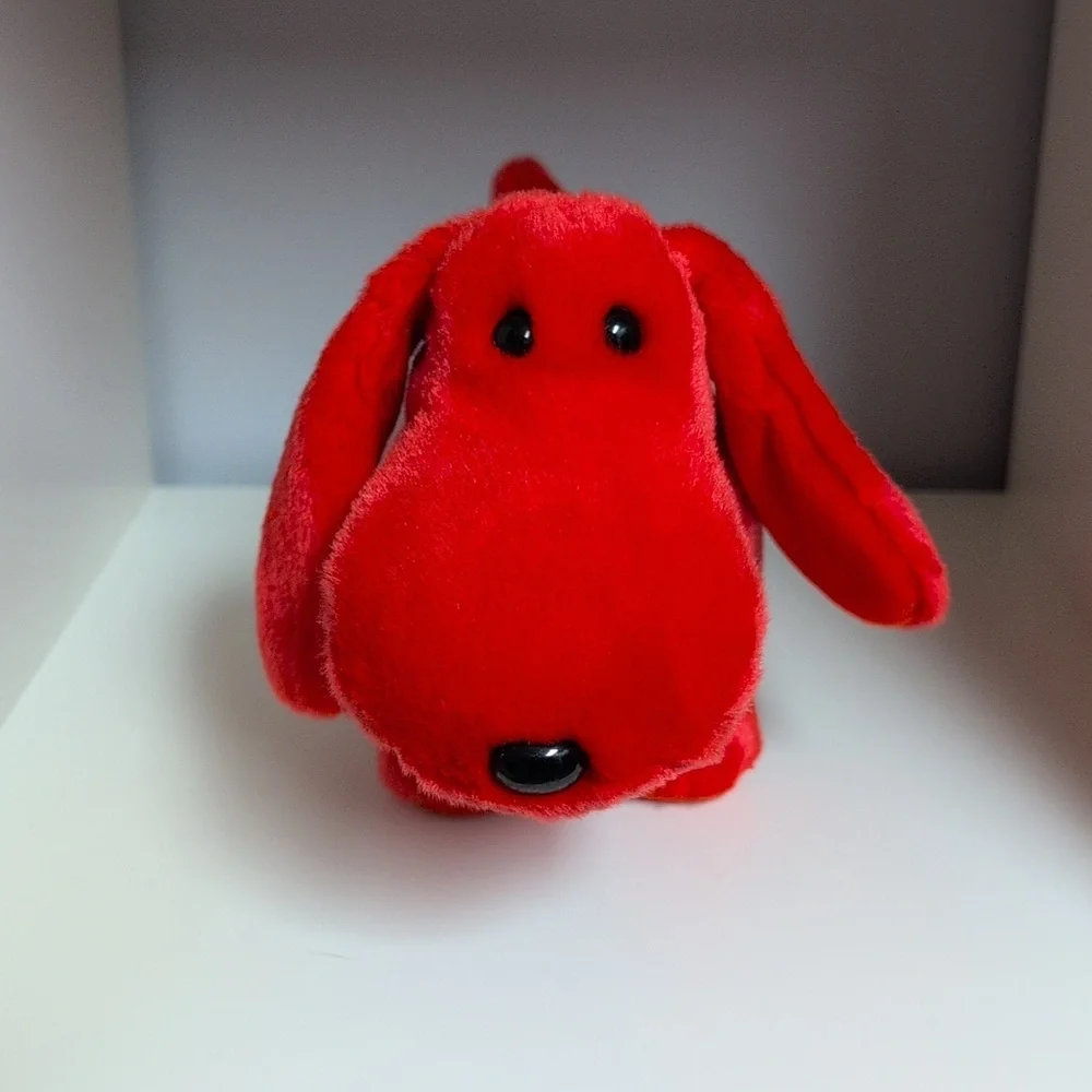 💜2/$20💜 Ty Beanie Buddies Rover The Red Dog Plush, 12", No Tags - Picture 3 of 4